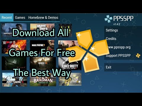I Want To Download Games For Ppsspp